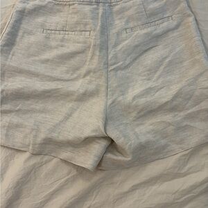 Aritzia High Waist Light beige linen  Shorts